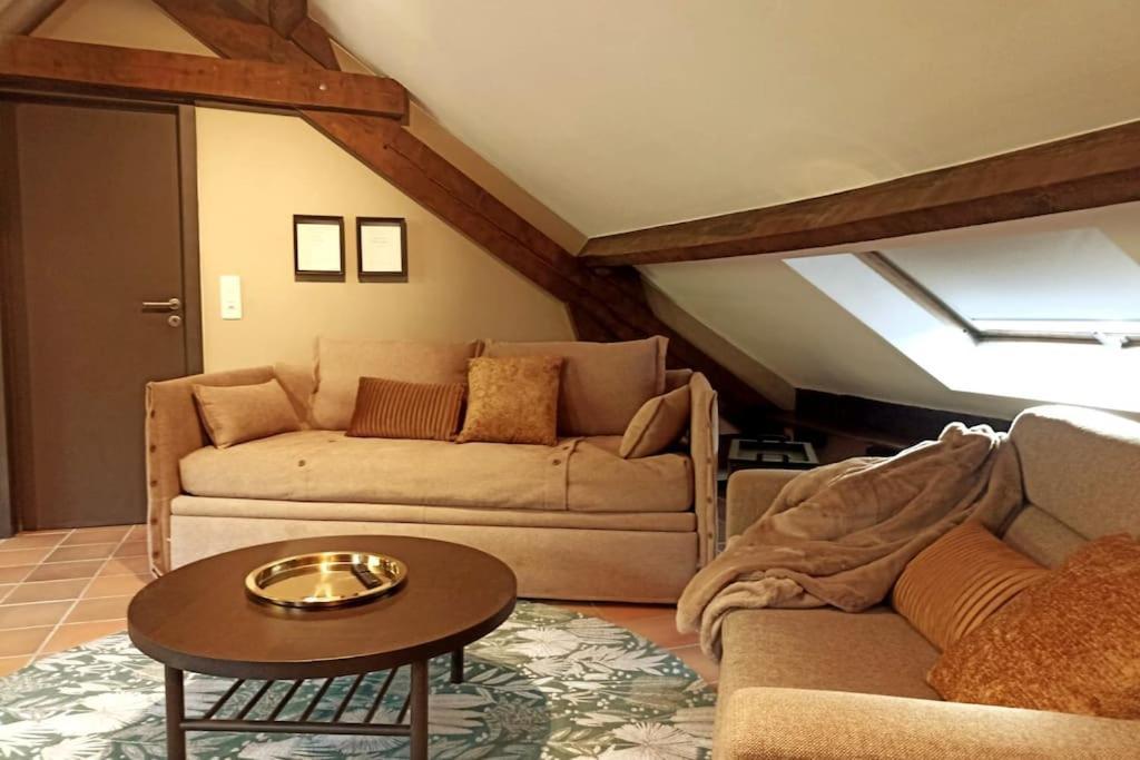 Ferienwohnung Mariomont-La Terrasse Du Pre Verviers Exterior foto
